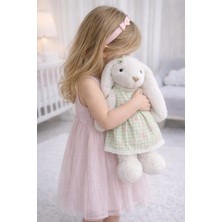 Hayal Bahçesi Elbiseli Tavşan Peluş Oyuncak 45 cm