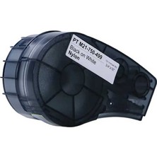 Brady M21-750-499 Muadil Etiket Kaset Beyaz Üzeri Siyah 19,1mm x 4,9m