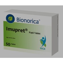 Imupret. Bitkisel Takviye Edici Gıda 50 Tablet