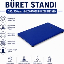 Labolist Büret Standı 200X300 mm - Dikdörtgen Bunzen Mesnedi