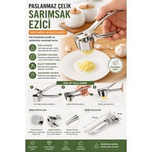 Doori Paslanmaz Çelik Sarımsak Ezici Presi – Pratik El Tipi Sarımsak Ezeceği Sarımsak Sıkacağı