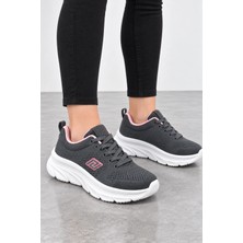 Ht Hotin Strata Kadın Günlük Sneaker Spor Ayakkabı - Füme