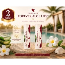 Forever Aloe Lips Aloe Vera ve Jojoba Yağı İçeren Dudak Koruyucu 2 x 4,25 g