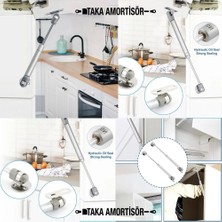 Taka Amortisör Mutfak Dolap Amortisörü-Beyaz Renk 27 cm 100N