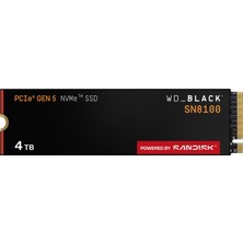 Wd Black SN8100 Powered By Sandısk 4 Tb
