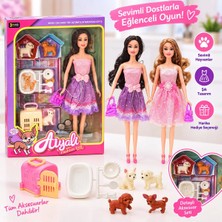 Pasifik Oyuncak Aiyali Moda Bebeği Köpekleri ve Aksesuarları 3+