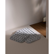 Madame Coco Sovelle 2'li Banyo Paspası - Gri