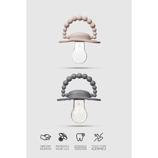 Little Gusto Luu Kids Positioning Medikal Silikon Emzik 2'li Set –  Sand Storm & Lovely Gray