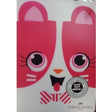 Faber-Castell Faber Castell A4 Ppk Kareli Kedi Face Ayraçlı Dikişli Defter 100 Yp
