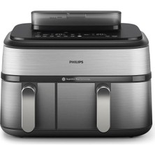 Philips Steam Airfryer Dual Basket NA555/09