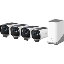 Eufy S3 Pro 4'lü Kamera Kiti
