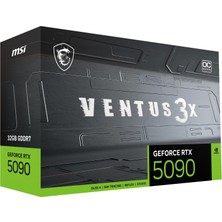 MSI Msı Geforce Rtx 5090 Ventus 3x Oc 32 GB