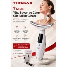 Thomax Yüz Boyun ve Çene Ems Güzellik Cihazı Gıdık Sarkma Kırışıklık Bakım Cihazı 7 Mod