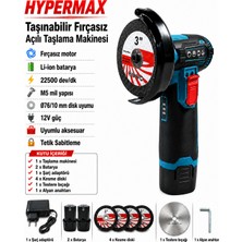 hypermax Kömürsüz 76 mm Mini Spiral Taşlama Makinesi