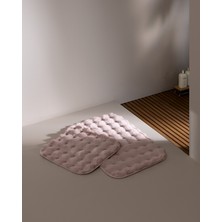 Madame Coco Sovelle 2'li Banyo Paspası - Pudra