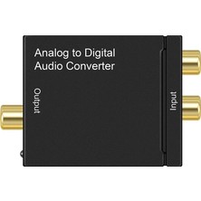 Tenon Analog To Digital Ses Dönüştürücü RCA Optik Bağlantı 5V DC Uyumlu