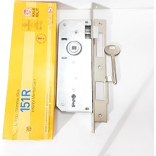 Kale 151R 35 mm Çift Yönlü İç Kapı Gömme Kilit Çelik Galvaniz Kaplamalı Malzeme