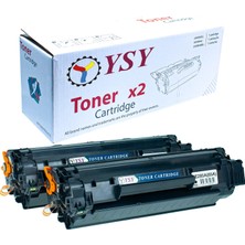 Ysy Hp CE285A P1505 M1132  Muadil Toner 1 Kutuda 2 Toner (Çipli)