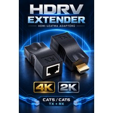 4K Hdtv Dönüştürücü Uzatma Seti – CAT5E / Cat6, Tx + Rx