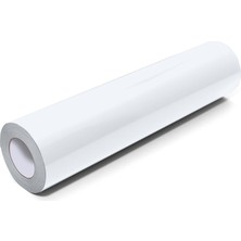 Renklendir Hayatını Parlak Beyaz Yapışkan Folyolar 65 cm x 2 Metre Suya Dayanıklı PVC Kaplama