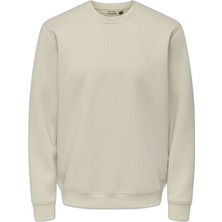Only & Sons Jack Jones Only&sons Erkek Bisiklet Yaka Sweatshirt 22035201
