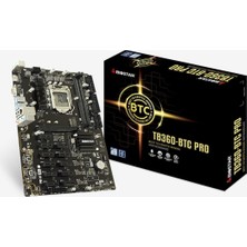 Biostar TB360-BTC Pro Intel B360 2666MHz DDR4 1151 Pin ATX Anakart