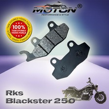 Moton Rks Blackster 250 %100 Uyumlu, Yüksek Kaliteli Ön Disk Fren Balatası