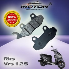 Moton Rks Vrs 125  %100 Uyumlu, Yüksek Kaliteli Ön Disk Fren Balatası