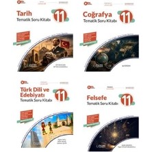 Palme Yayınevi Palme Yayınları 11. Sınıf Tarih - Coğrafya - Edebiyat - Felsefe Joker Tematik Soru Kitabı
