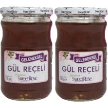 Rosense Geleneksel Gül Reçeli 750 gr Doğal İçerikli Isparta Menşeli 2'li Set