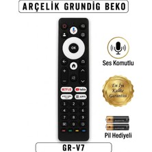 Grundig Sesli Kumandası Gr-V7 **pil Hediyeli**