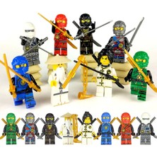 Çaer Ninja Set 8 Parça Savaş Temalı Erkek Çocuklar İçin Hediyelik Oyun Seti
