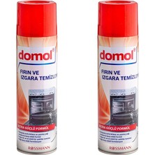 Domol Fırın ve Izgara Temizleyici Köpük 500 ml x 2 Ultra Güçlü Formül ile Zorlu Lekelere Karşı