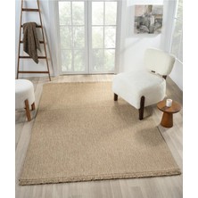 Halı Sepeti Seyran India 670 Bej Hav Toz Tutmayan Modern Jüt Desen Salon Mutfak Halısı