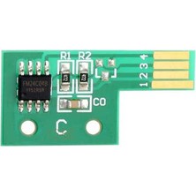 Xerox Phaser 6128-106R01456 Mavi Toner Chip
