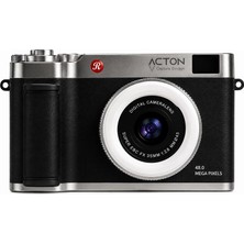 Acton AC06J Focus Flex Dijital Kompakt Kamera (Siyah)