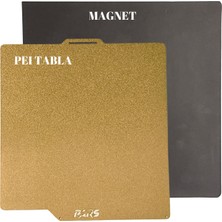 Pars Bambu Lab X1/P1/A1 Pei Dokulu Tabla - 257X257 mm (Magnetli)
