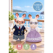 Toyfest Sylvanian Families Çikolata Tavşan Büyükanne ve Büyükbaba 2'li Figür Seti 5190 - 8 cm