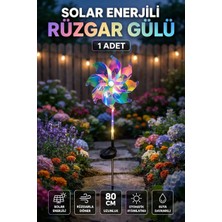 Horasan Ticaret Solar Enerjili Rüzgâr Gülü Bahçe ve Balkon Aydınlatma Dekorasyonu