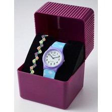 Q&Q Bileklikli Çocuk Kol Saati 34MM 10ATM V06A-012VY
