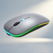 Hsc Bilişim Şık Ergonomik Rgb Şarjlı Mouse Kablosuz Oyun