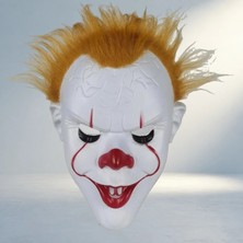 Hsc Bilişim Korkutucu Joker Maske 31X22 cm Yetişkin ve Çocuklar Için