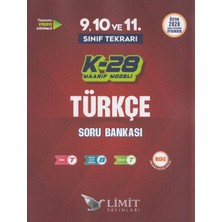 Limit Yayınları Tyt 9. ve 10. Sınıf Tekrarı Türkçe K-28 Maarif Model Soru Bankası