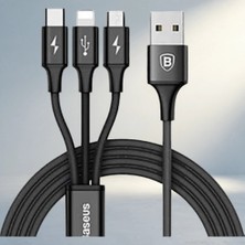 Hsc Bilişim Hızlı Şarj ve Veri Transferi Kablo Seti - Lightning, Micro Usb, Type-C