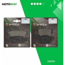 MOTONUM Bajaj Domınar 400 Ön ve Arka Fren Balata Takımı Brenta MTN6602