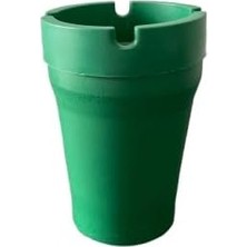 Brf Store Prime Metal Iç Hazneli Masaüstü Küllük (2 Adet) (Yeşil)