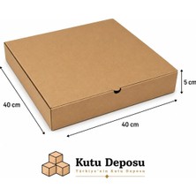 Kutu Deposu 40X40X5 cm Börek ve Çerçeve Kutusu (50 Adet)
