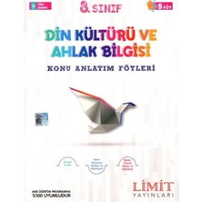 Limit Yayınları 8. Sınıf Din Kültürü ve Ahlak Bilgisi Konu Anlatım Föyleri