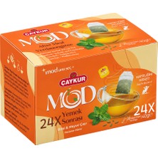 Çaykur Mod Yemek Sonrası Bardak Poşet Çay 2X20 40GR. Yirmidörtlü Paket