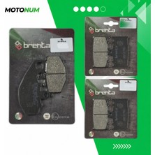 MOTONUM Kawasaki Zx 9 R Ninja (1994 1995) Ön ve Arka Fren Balata Takımı Brenta MTN6284